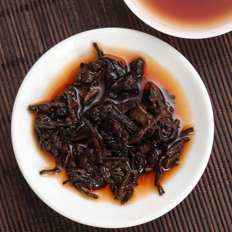 Старый Выдержанный Чай Пуэр Чай Пуэр Выдержанный Чай Мэнхай Лао Бань Чжан Чайный Блин 357г — фото 5