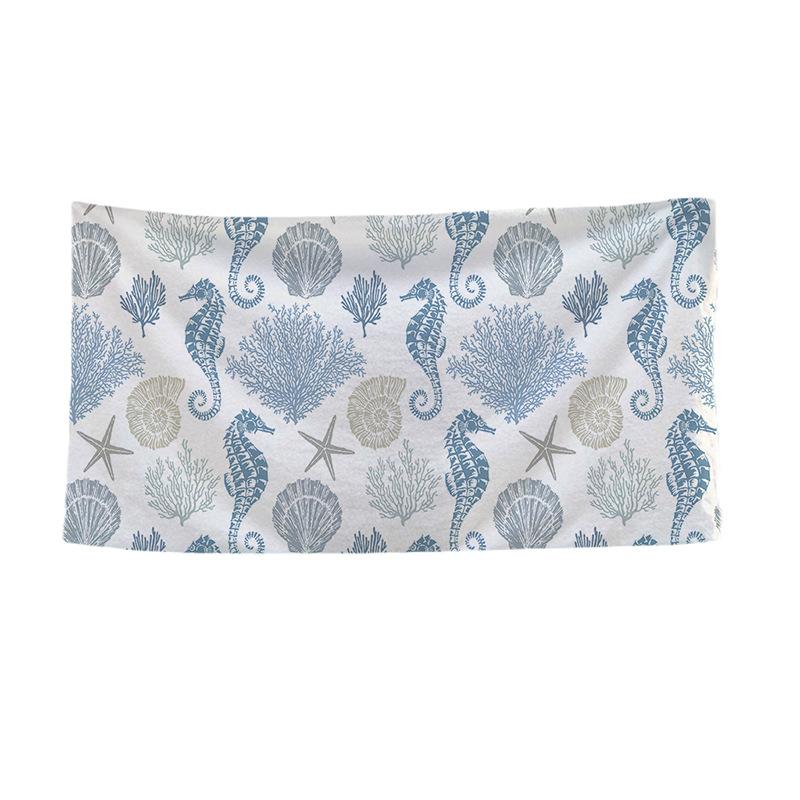 Beach Vacation Sun Protection Beach TowelPortable Floor MatSwimming Quick-drying Towel Women's Printed Bath Towel