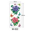 Waterproof Three-Dimensional Color Print Tattoo Sticker, Butterfly Flower Animal Tattoo