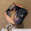 Art oil painting is suitable for 15pro Europe and America 16promax Apple mobile phone case iphone14 fashion 13 creativity 12