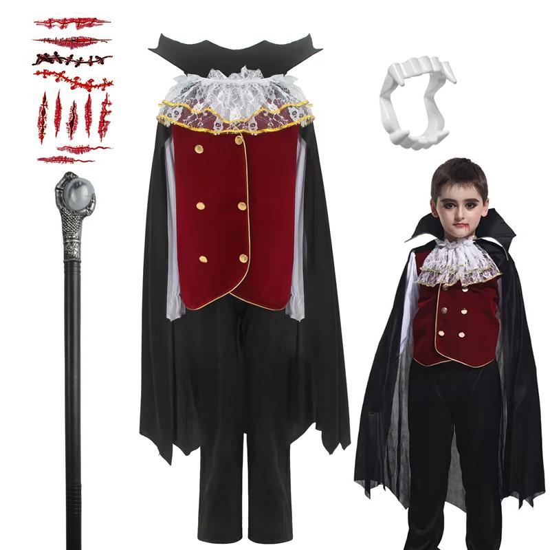 Helovīna meitenes zēni Cosplay Karaliskā galma