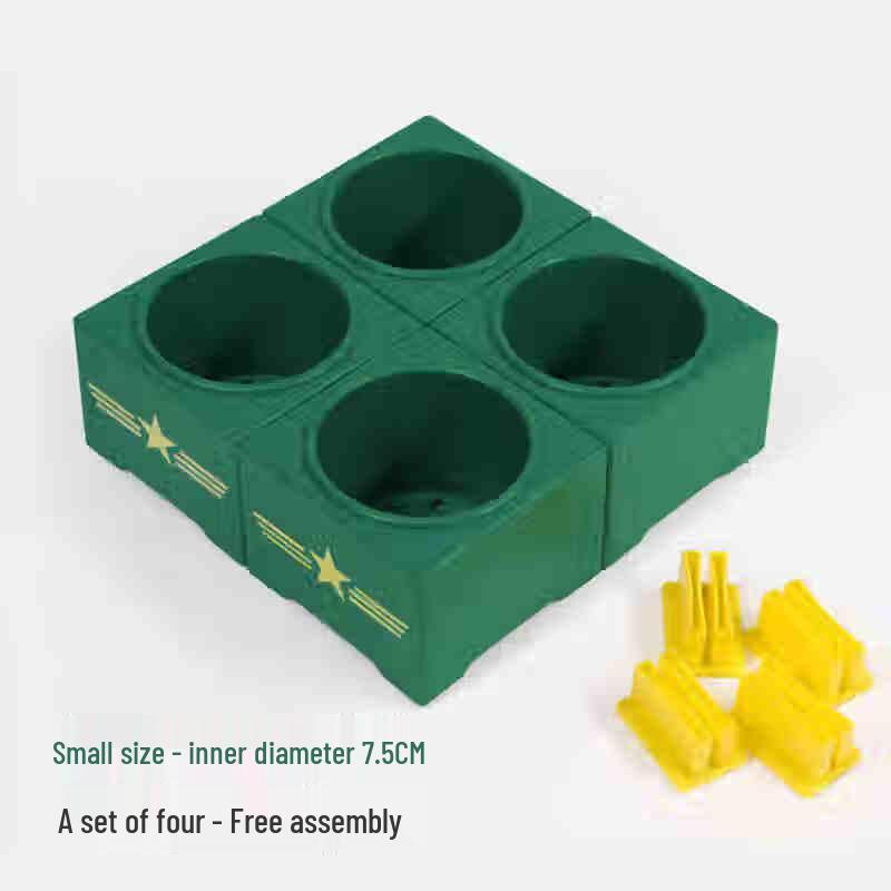 Modular Stackable Cup Holder Coaster Set, 4-Pack