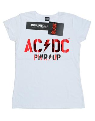 Womens/Ladies PWR UP Photo Logo Cotton T-Shirt