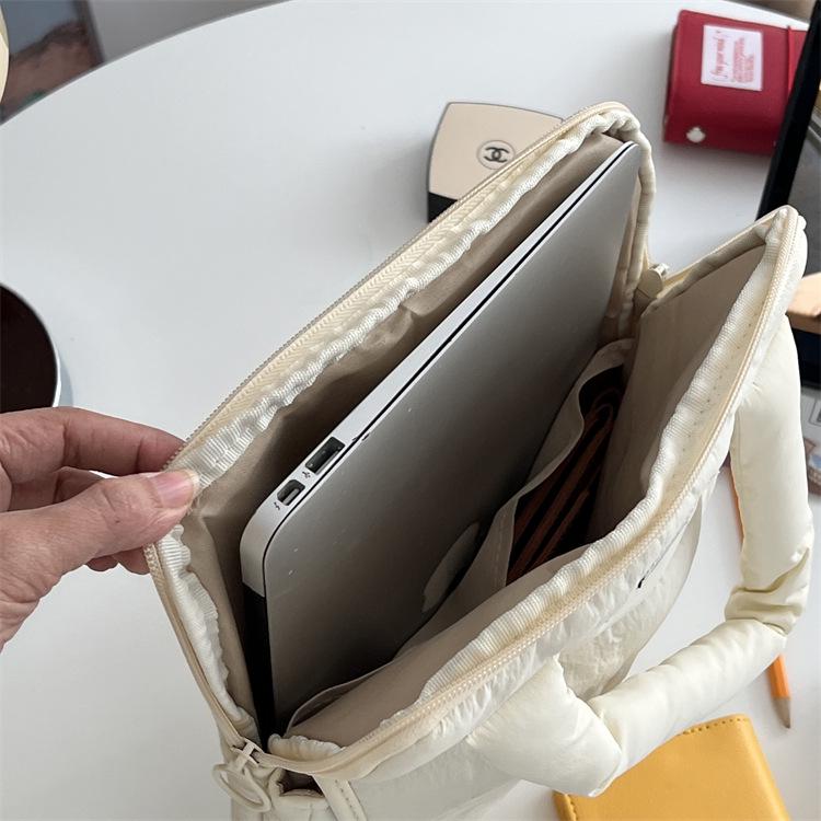 Korean Style Tablet Sleeve: Fits 11-12.9" iPad Pro & 14" Laptop, Single Shoulder & Handheld
