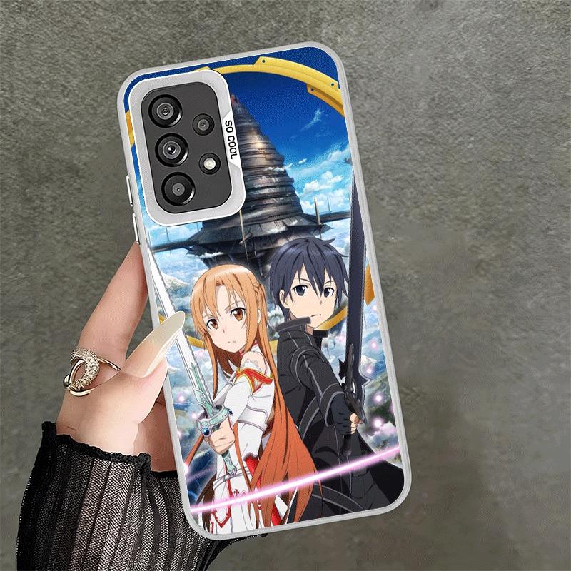 Sword Art Online Anime Shockproof Phone Case for Samsung A17 A16 A15 A14 A37 A57 A36 A56 A26 A35 A55 A25 A34 A54 A24 A13 A23 A33