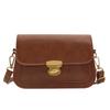New Winter Niche Shoulder Bag Retro Crossbody Bag Women's Texture Solid Color Fashionable Casual Square Bag Trendy