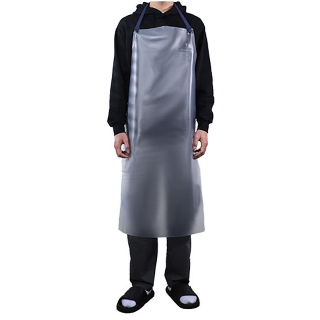 Housework Clean PVC Apron Kitchen Baking Cooking Anti-Oil