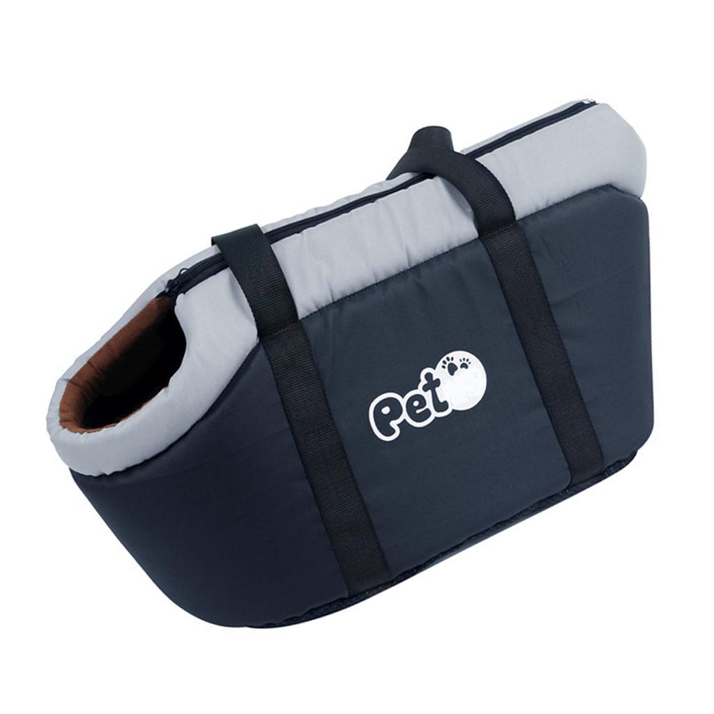 Cat Carrier Myk Vanntett Pustende Sammenleggbar Portable Pet Dog Travel Carrier Bag med skulder