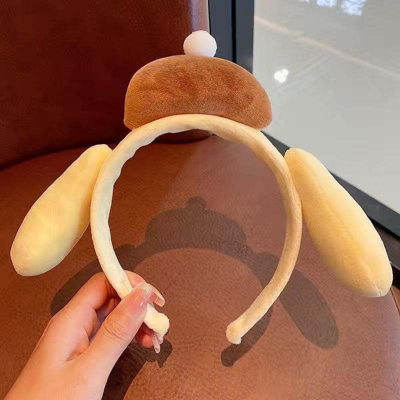 Adorable 2024 Cartoon Hair Tie & Plush Headband Set for Women - Cute Hair Accessories & Gift