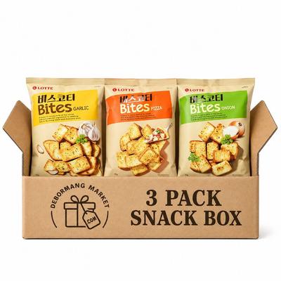 Lotte Opékané chlebové plátky Neformální svačinky, 70 g na sáček, 3 příchutě k dispozici