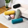 Multipurpose Velvet Cylindrical Pillow Classic Soft High Elastic Core Knit Fabric Solid Color Hand Wash Home Sofa Bedroom Decor