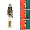 23.62In Stylish Nutcrackers Soldier Wood Christmas Nutcrackers Soldier Ornament for Holiday Party and Homes Display