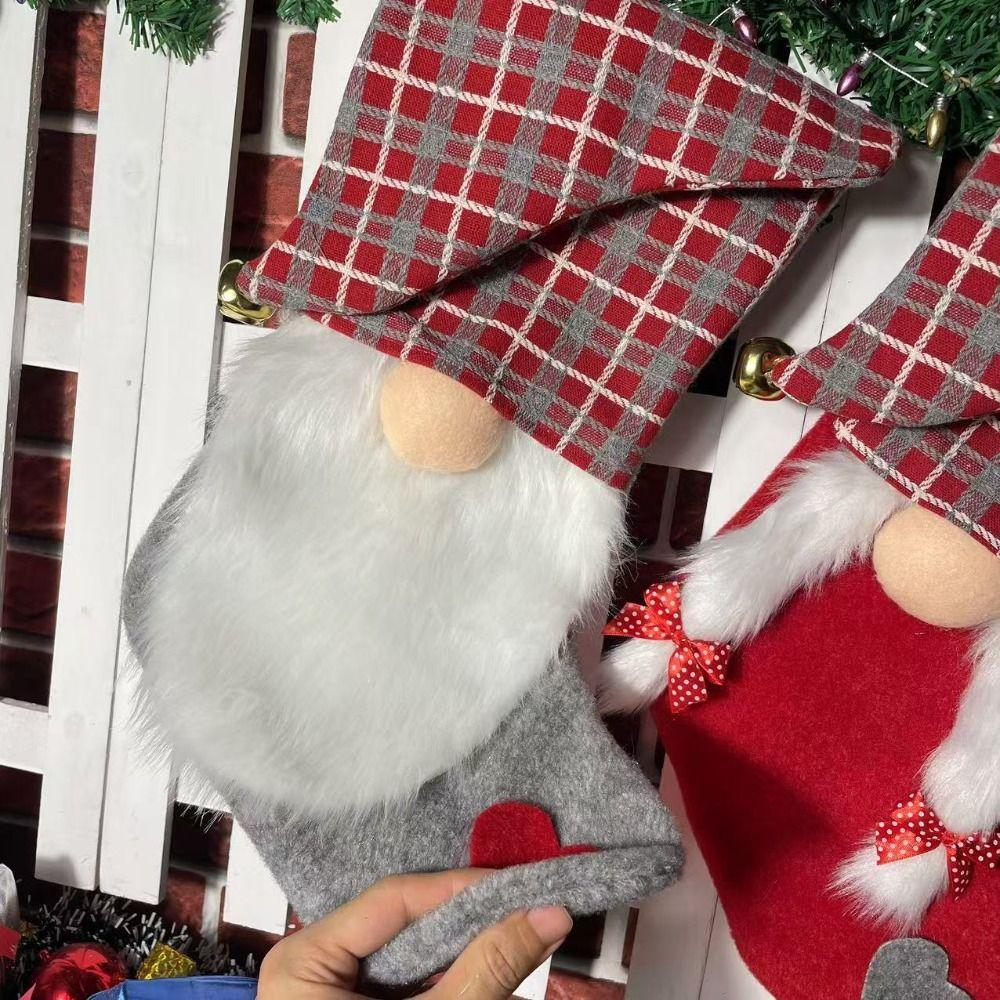 Mini Large Candy Christmas Stocking Kawaii Fireplace Christmas Stocking  Car