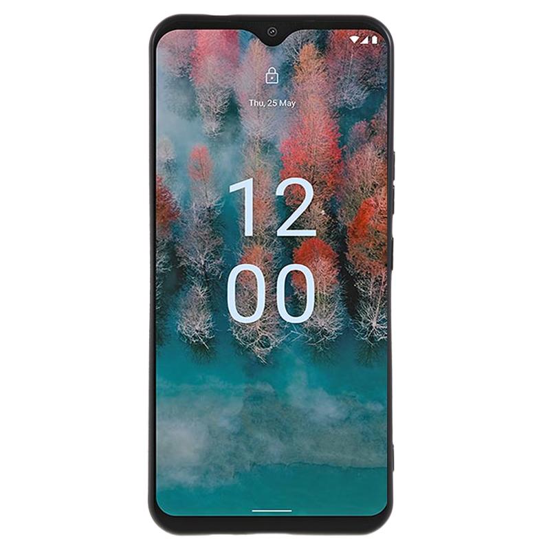 

For Nokia C12 4G/C12 Pro/C12 Plus Anti-scratch TPU Phone Case Matte Finish Protective Phone Cover Black