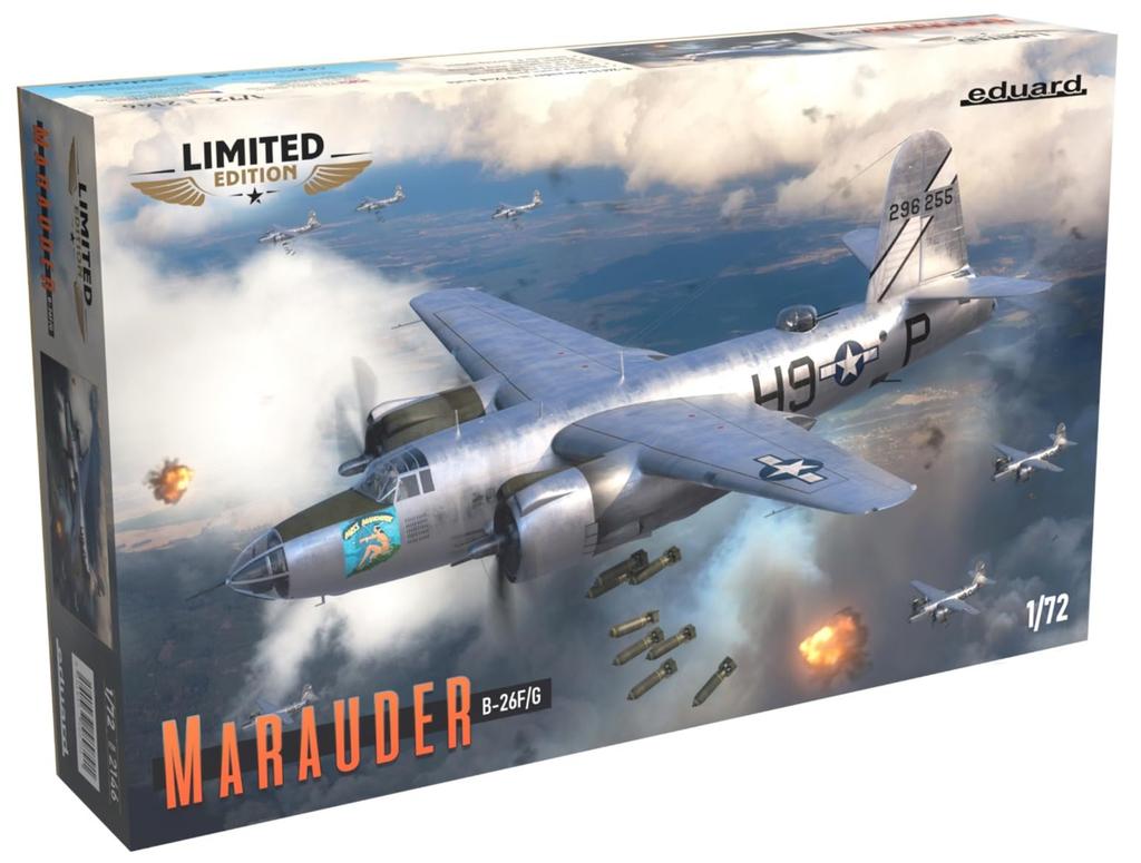 Eduard Limited Edition American Marauder Plastic Model EDU2146 1/72 B-26F/G