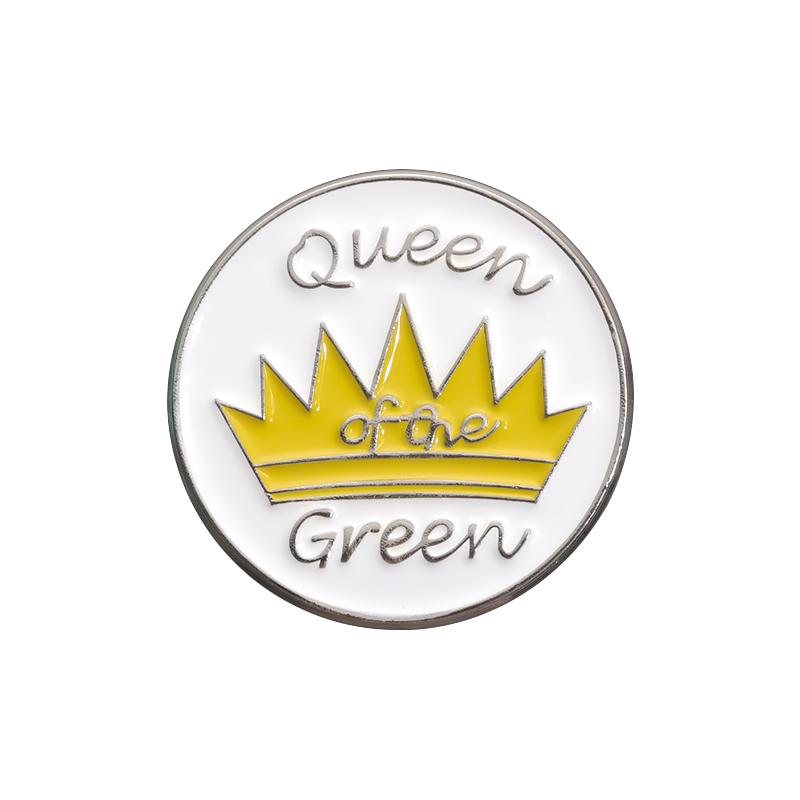 Golf Hat Clip 0.9 Inch Lucky Clover Hard Trendy Hat Metal Badge Jewelry Gift for Friend