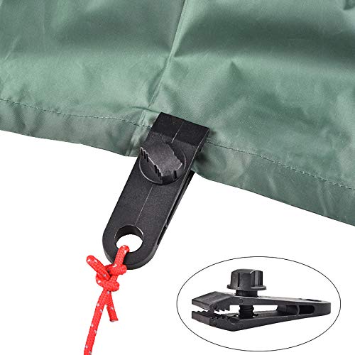 Takelablaze Tent Clip, Camping Fixation, Tarp Clip, Plastic Clip Holder,