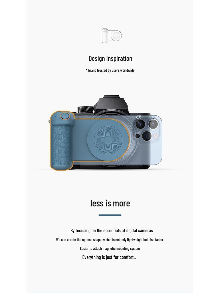 MagSafe Wireless Charger & Bluetooth Camera Handle Stabilizer