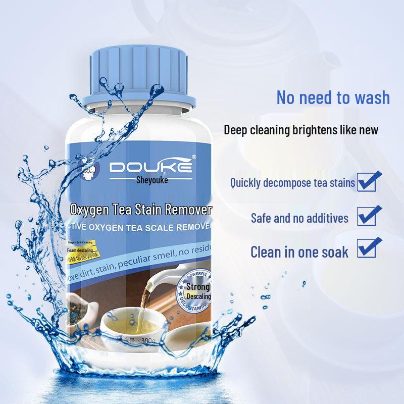 Duyouke Active Oxygen Stain Remover for Tea & Coffee Stains In Teacups & Kettles