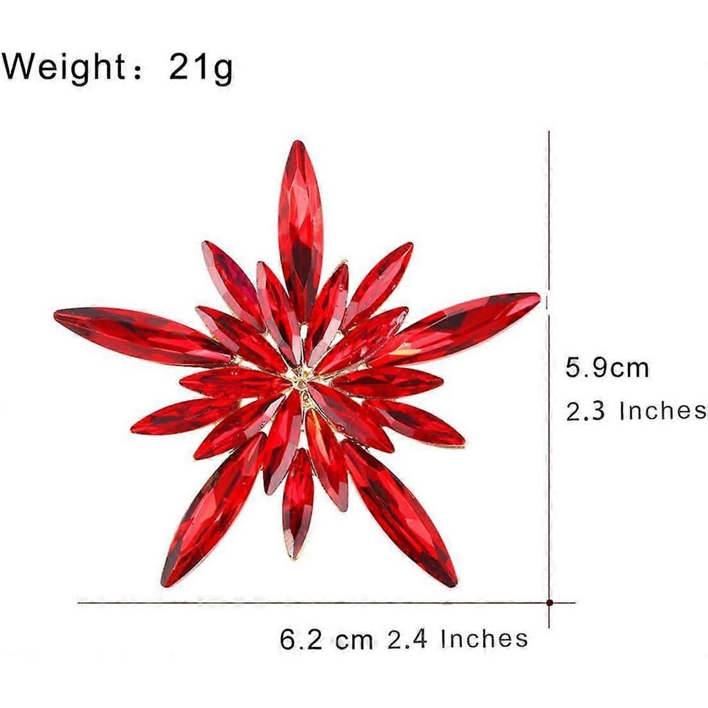Brooches for Women UK Crystal Brooch Pin Rhinestones Breastpin for Ladies Gift Clothes Collar Dress Scarf DecorationB33  UB3325  Large