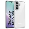 For Samsung Galaxy M56 5G Case Plating Silicone Bumper Shockproof Clear Back Cover Hard Phone Case for Samsung Galaxy M56 5G
