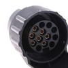 Conector Adaptador de Reboque 12V 7 Pinos para 13 Pinos Conversor Elétrico para Caravana