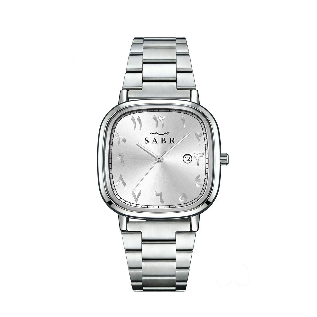 Sabr Square Quartz Watch Men'S Calendar Simple Business Waterproof Light Luxury Premium Watch