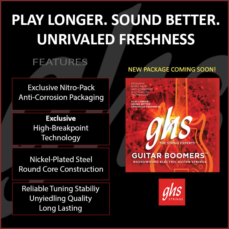 ghs Electric Guitar Strings Guitar BOOMERS Light+ 10.5-48 GB10-1/2