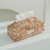 Classic Creative Tissue Box Fabric Art Storage Bag for Home Living Room Car Portable Storage Organizer