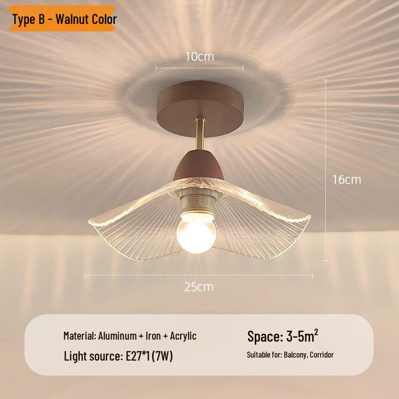 Nowoczesna Minimalistyczna Lampa Sufitowa w Kształcie Kwiatu do Korytarza, Klatki Schodowej, Balkonu lub Foyer