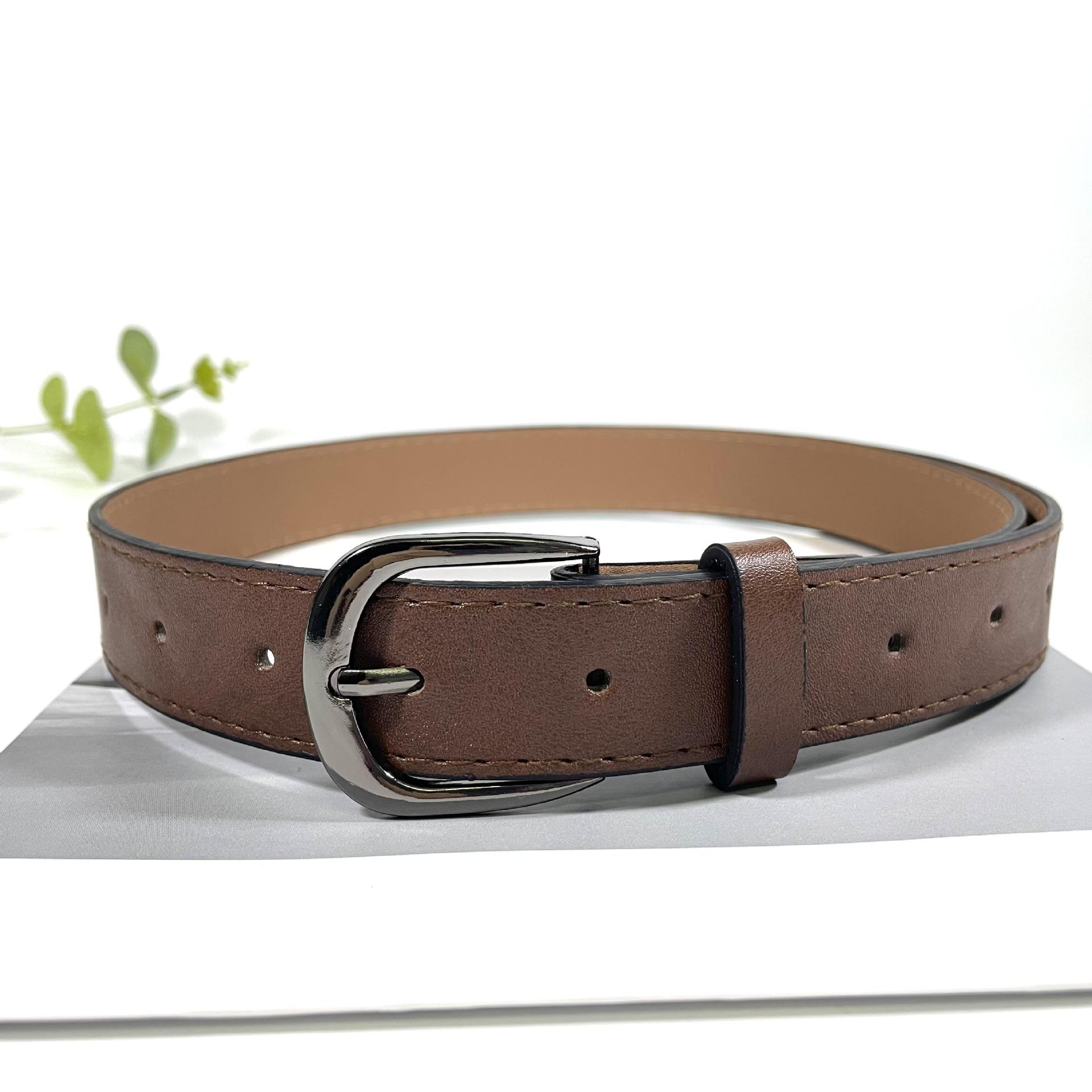 

Trendy Women s Leather Belt: Versatile, Stylish Waist Cincher for Jeans & Casual Pants Length 84cm, Width 2.6cm, Weight 46g