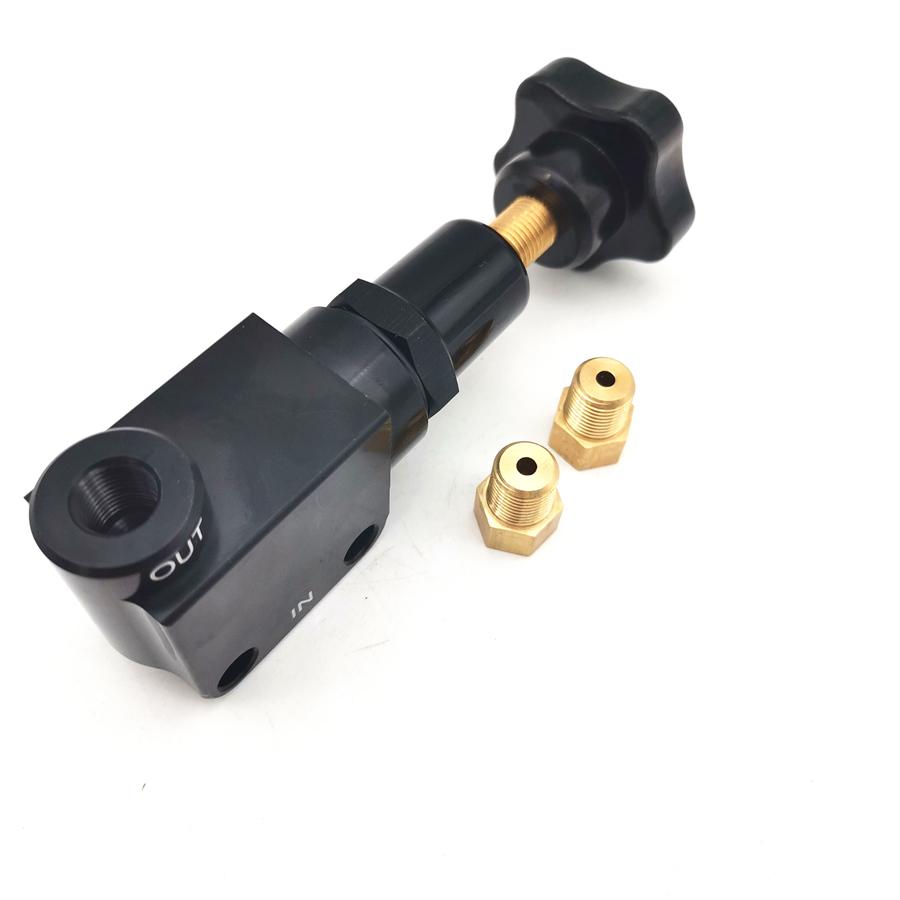 Brake Proportioning Valve Adjustable Pressure Regulator Screw Knob Type 260-8419 for Wilwood