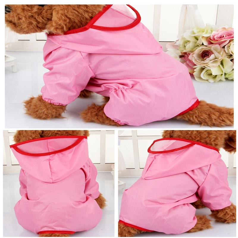Pet Dogs Raincoat Waterproof Overalls Goods for Pets Poncho Rain Coat