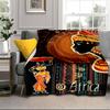 African Women Blanket Flannel Blanket for Bed, Sofa, Camping, Hiking, Picnic Essentials, Gift for Family Fan Gifts