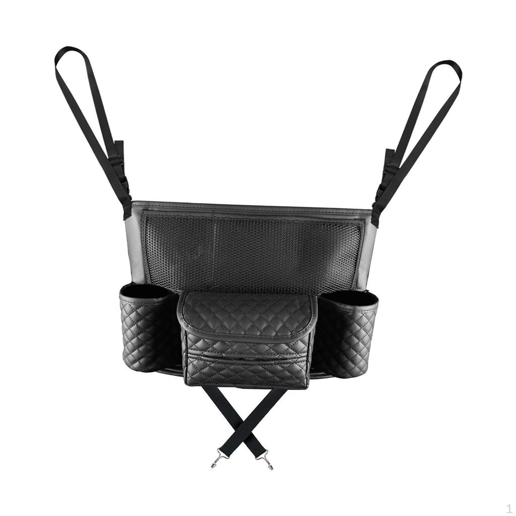 Car Pocket Handbag Holder between Seat Easy to Install Center Replace Consoles Organizers