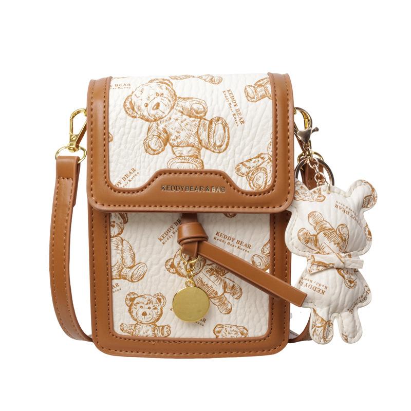 Dámská taška na mobil přes rameno 2025 nová módní výklenková designová malá čtvercová taška na mobil