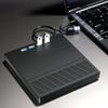 7-in-1 USB 3.0 Type C External CD DVD Drive with SD/TF Port Optical Disc Drive Slim for Windows XP/7/8/10/11 Laptop Desktop