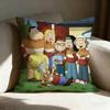 Aamerican Dad Animation Pillow Case Pillowcase Doublesided Printed Sofa Cushion Bedroom Headboard Pillow