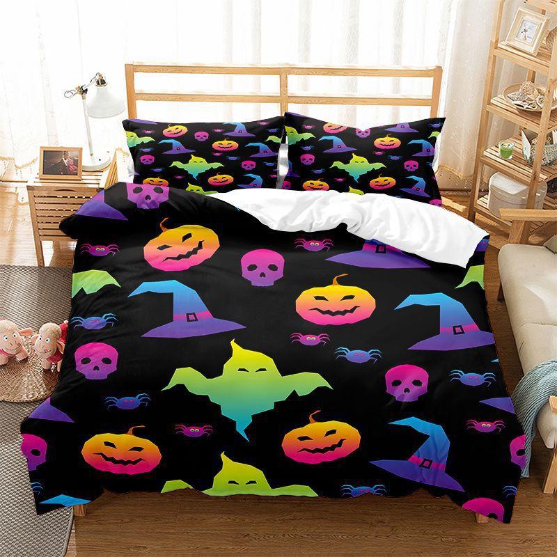 Modedrucktechnologie, 3D-Digitaldruck, Bettwäsche, Bettbezüge, Kissenbezüge, dreiteilige Sets