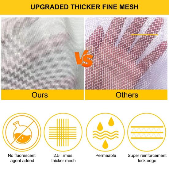 2Pcs/Set Protect Clothing Multi-functional Convenient Fine Mesh Stocking Blouse Washing Mesh Laundry Bag Laundry Wash Bag
