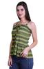 Moomaya Casual Shoulder Strap Flared Hem Cotton Slub Printed Women Summer