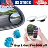 2X Blind Spot Mirror Auto 360° Wide Angle Convex Rear Side View Car Truck SUV