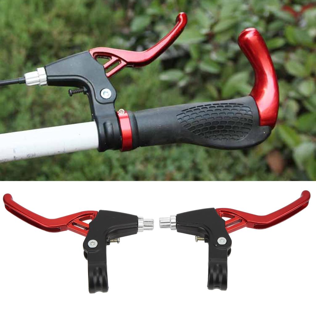 Bike Brake Lever Aluminum Alloy Easy Installation   Accessory for Mountain Bikes Folding Bikes