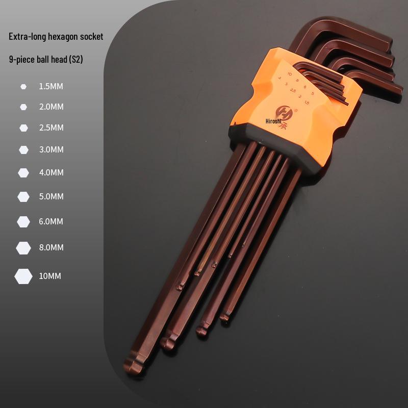 6-Point Torx and Metric Hex Wrench Set