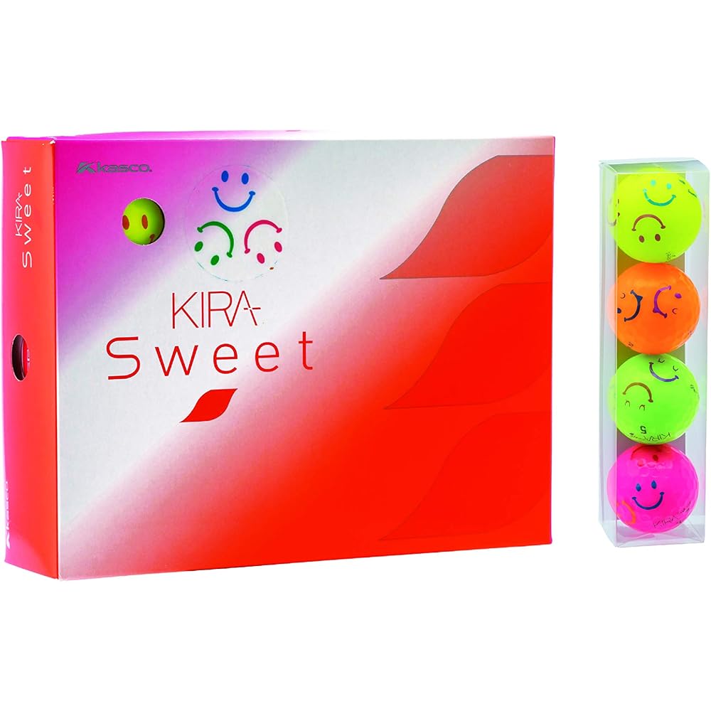 Kasco KIRA Sweet Golf Balls Women s Assorted Colors 12 Pack Ionomer Cover
