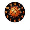 Sports Themed Wall Clock Silent NonTicking 3D Ball Precision Movement House Decoration for