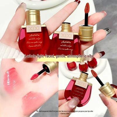 Xixi Eiskalter Bubbly Lipgloss: Voluminös, Natürlicher Look, Spiegeleffekt, Langanhaltend, Fleckenresistent, Ideal für Studentinnen.
