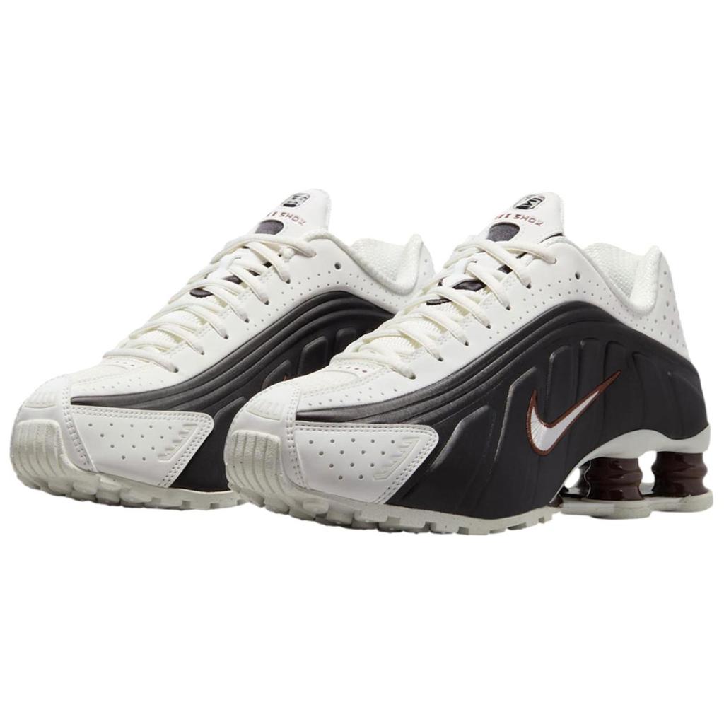 Nike  Shox R4 Sail Fauna Brown Women Sneakers Cream Black AR3565-104