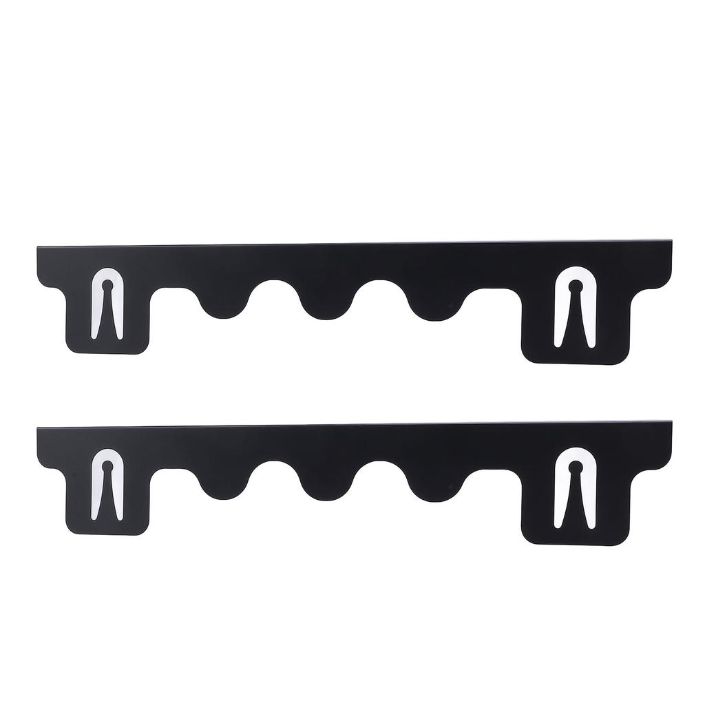 2PCS Stove Gap Fillers Stainless Steel 59.5CM Length Rain Proof Black Color Stove Counter Gap