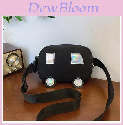 Kids Car Canvas Crossbody Bag With Breathable Material For Toddler School Use